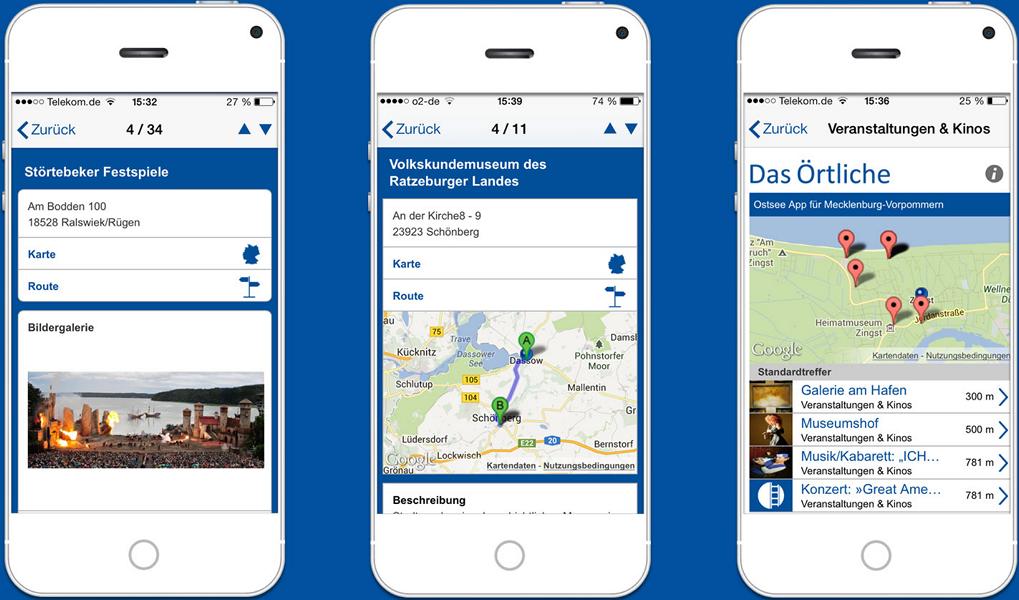 Die Ostsee-App der mobile Reiseführer für den Urlaub an der mecklenburgischen Ostsee