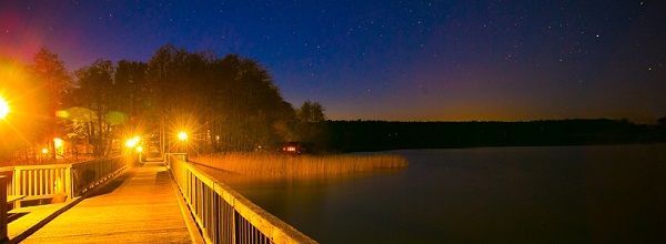  © Inselhotel Brückentinsee. Nachts kann man auch romantisch die Sterne beobachten.